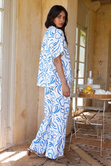 Tranquility Leinenhose Blau
