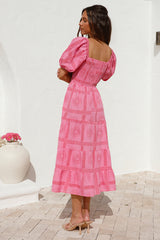 Got It Handled Maxikleid Rosa