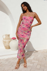 You Move Me Maxikleid Rosa