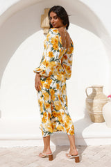 Töpferkurs Maxikleid Gelb