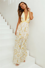 HELLO MOLLY Fashion Forward Maxikleid Gelb