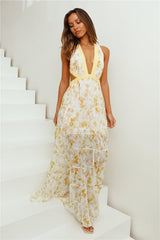 HELLO MOLLY Fashion Forward Maxikleid Gelb
