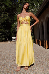 Maxikleid „Summer Disposition“ Gelb