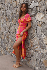 Maxikleid "Lovers Balcony" Orange