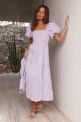 Adela Maxikleid Flieder