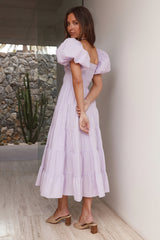 Adela Maxikleid Flieder