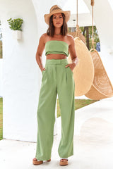 Solaris Crop Top Grün