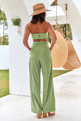 Solaris Crop Top Grün