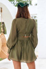 Wish From The Heart Kleid Olive