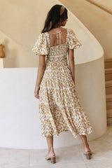 Land And Sky Maxikleid Gelb