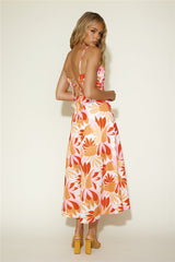 Sommerliebe Maxikleid Orange