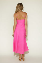 Cancel My Plans Maxikleid Pink