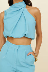 So Romantic Crop Top Türkis