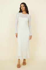 Exploration Maxikleid Beige
