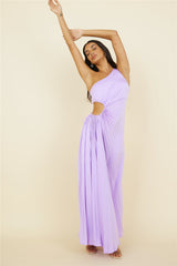 Dein Versprechen Maxi-Kleid Lila