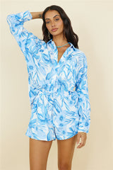 Sommer-Sweethearts-Shorts Blau