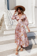 Come And Go Maxikleid Pink