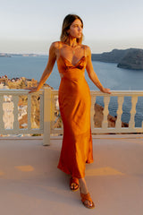 Waiting For You Maxikleid Bronze