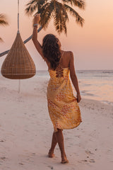 Midikleid Golden Rivers