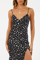 Gerades Midi-Kleid