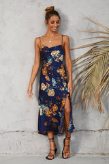 Maxikleid "Weltreise" Navy