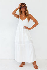 Carbell Maxikleid Weiß