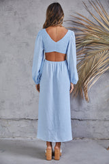 Rhythm Time Maxikleid Blau