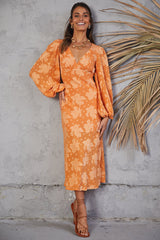 Endless Possibilities Maxikleid Orange