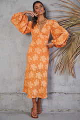 Endless Possibilities Maxikleid Orange