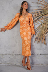 Endless Possibilities Maxikleid Orange