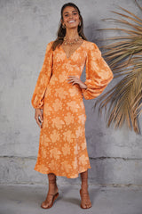 Endless Possibilities Maxikleid Orange