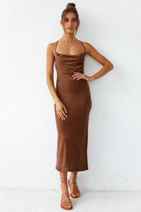 Sanctuary Maxi-Kleid Braun