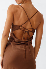 Sanctuary Maxi-Kleid Braun