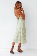 Leora Midikleid Grün