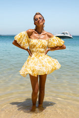 Love In The Sand Dress Gelb