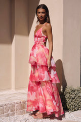 Perfektes Party-Maxikleid Pink