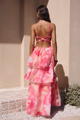 Perfektes Party-Maxikleid Pink