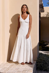Sunbeam Social Maxikleid Weiß