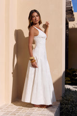 Sunbeam Social Maxikleid Weiß