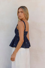 Zartes Oberteil Darling Blau