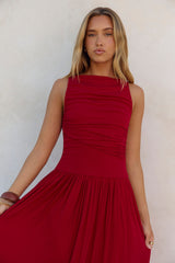 Nalla Maxikleid Cherry