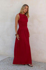 Nalla Maxikleid Cherry