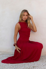 Nalla Maxikleid Cherry