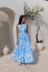 Maxikleid „The Voyage Edit“ Blau