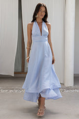 Maxikleid "City Lights Calling" Blau