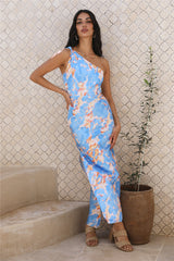 Maxikleid „Last Time“ Blau