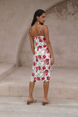 HELLO MOLLY Pretty Petal Girl Midikleid Rot
