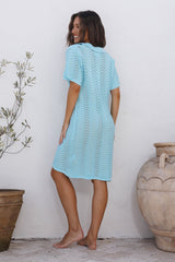 Sommerliebe Song Midi-Kleid Blau