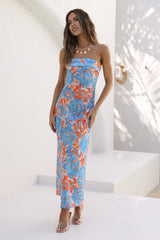 Maxikleid "Sweet Moments" Blau