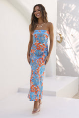 Maxikleid "Sweet Moments" Blau